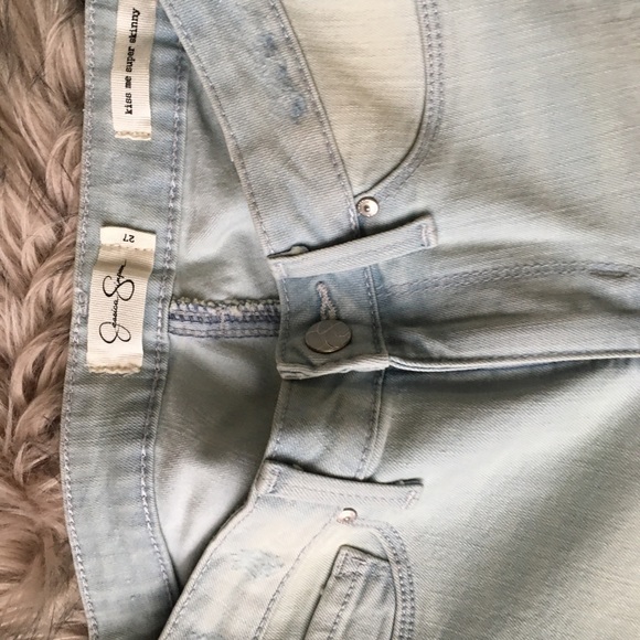 Jassica Simpson KISS Me Supper Skinny Jeans NWOT - Picture 4 of 8